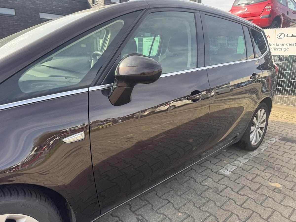 Opel Zafira C Tourer original T&uuml;r vorn links Z41C Mahagonibraun Rohbau Bj.2015